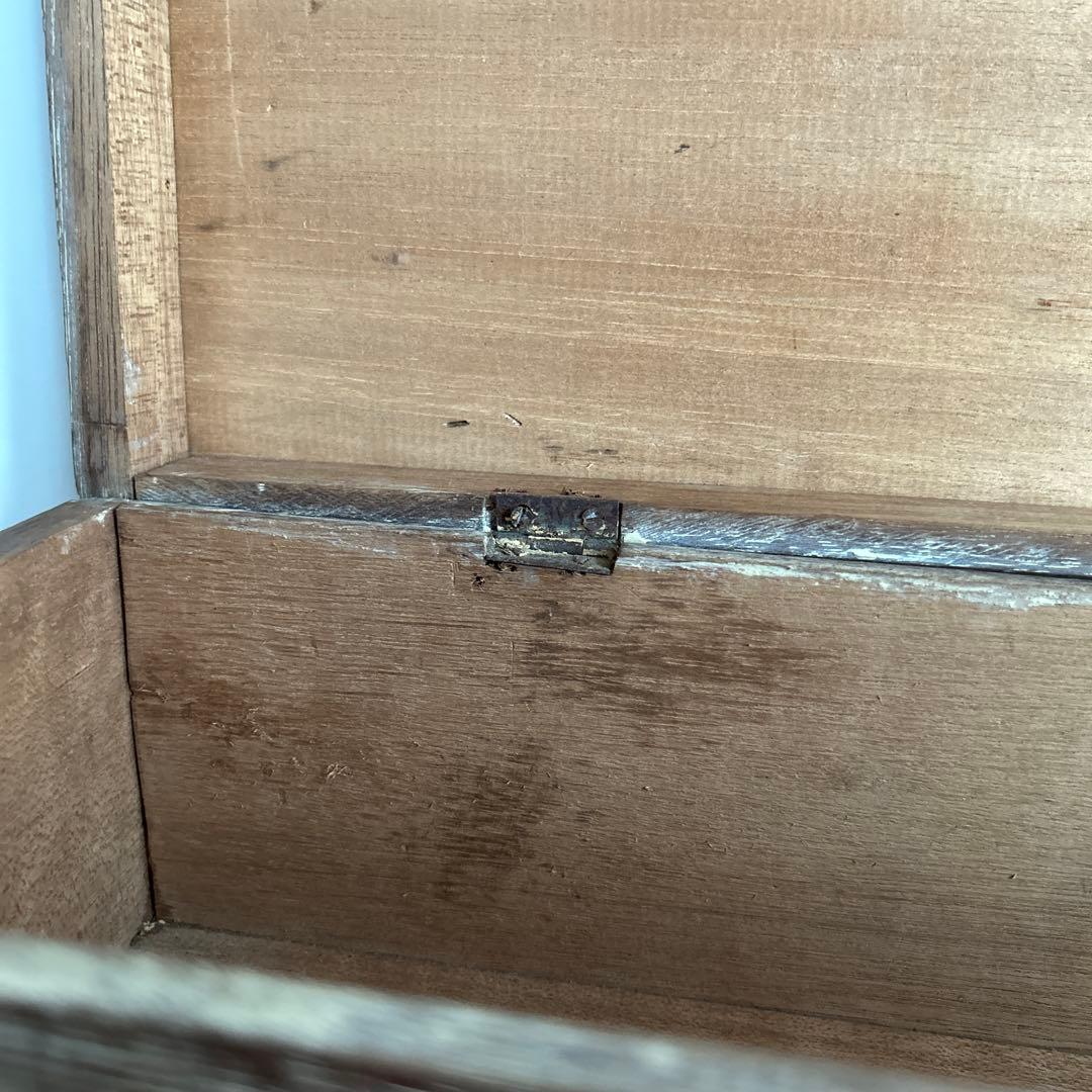 木箱 ケース ボックス 木製 レトロ 昭和 アンティーク ビンテージ 木 家具
