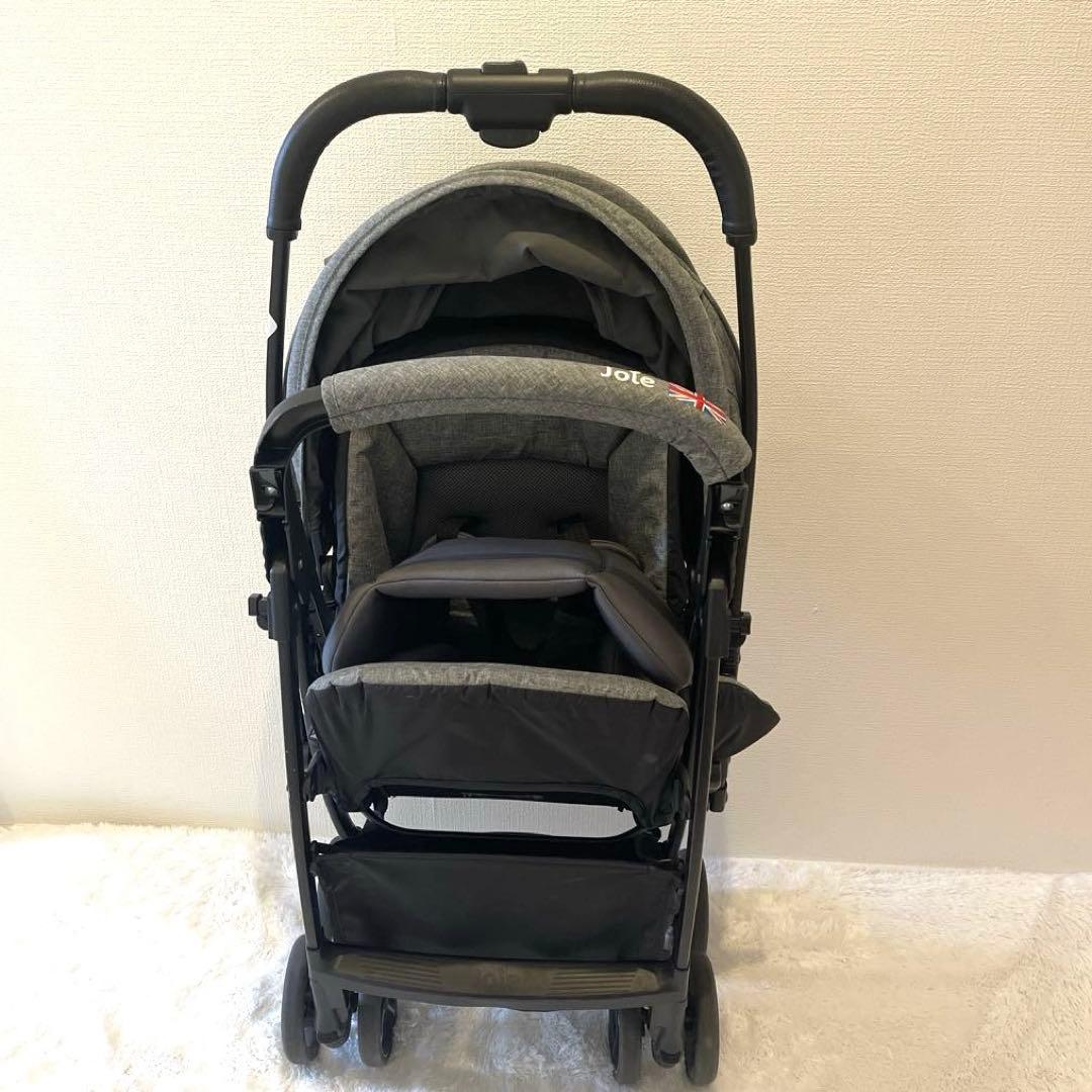 【美品】Joie スマバギ 4WD ベビーカー 両対面 AB型 グレー