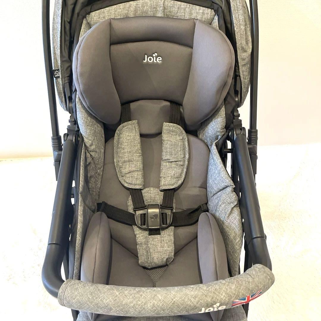 【美品】Joie スマバギ 4WD ベビーカー 両対面 AB型 グレー