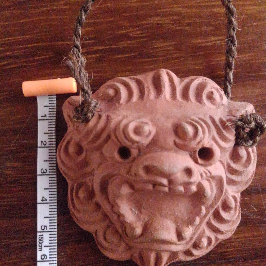 シーサー 1匹 やちむん 秀さん作