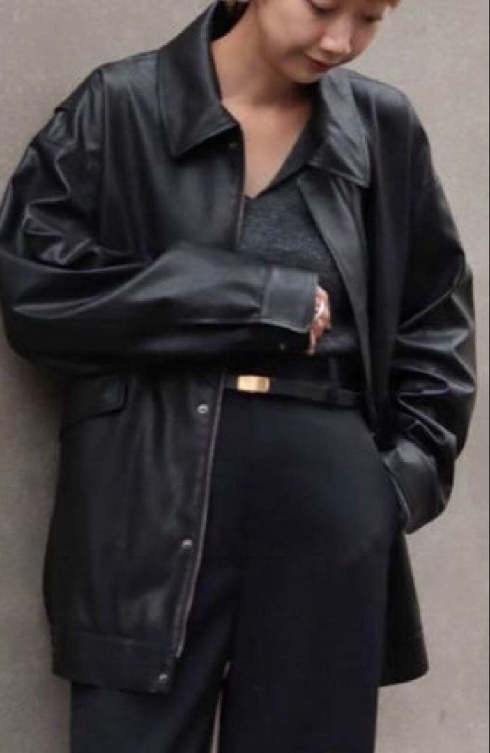 Plage Leather Like ブルゾン　36