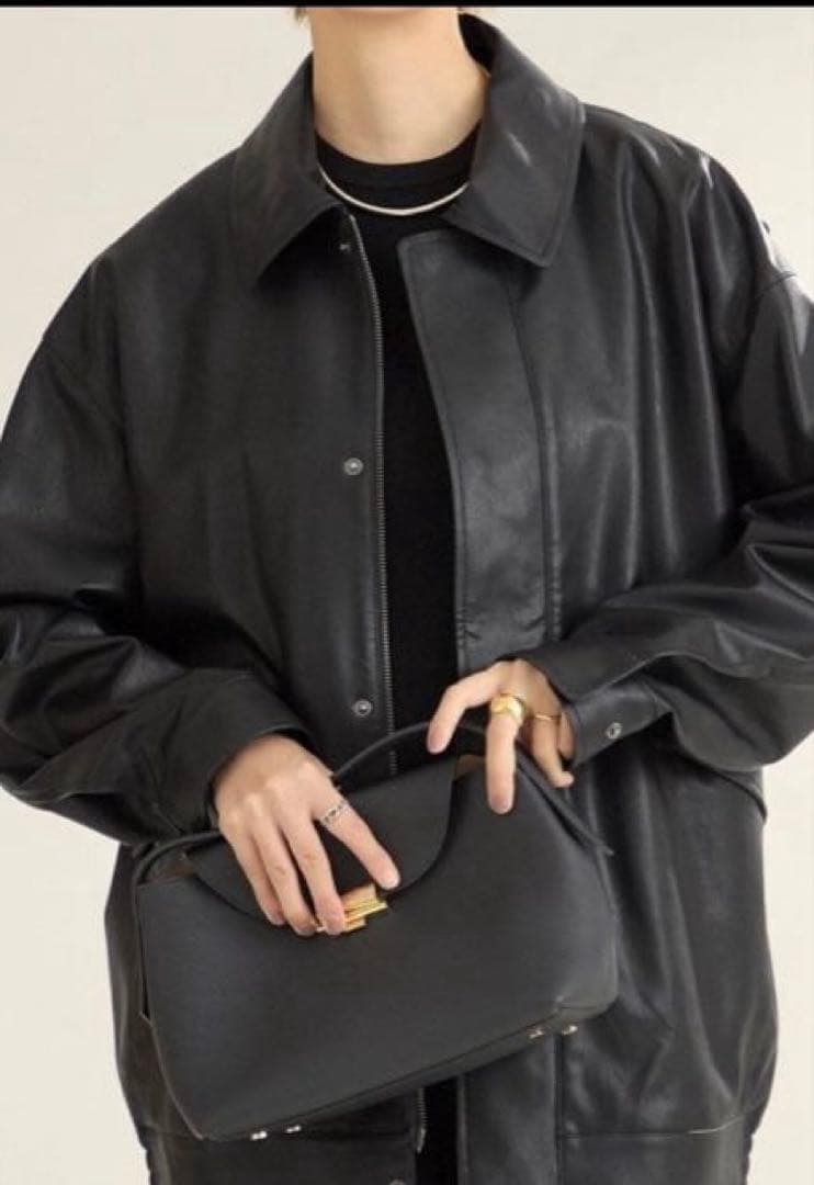 Plage Leather Like ブルゾン　36