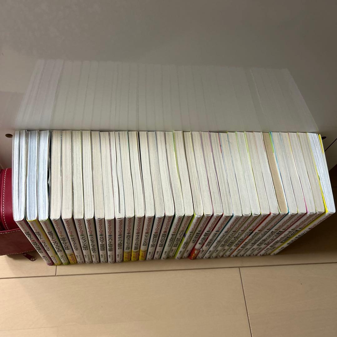 イチゴ　　　マジックツリーハウス1巻～28巻、48巻探検ガイド3冊です。