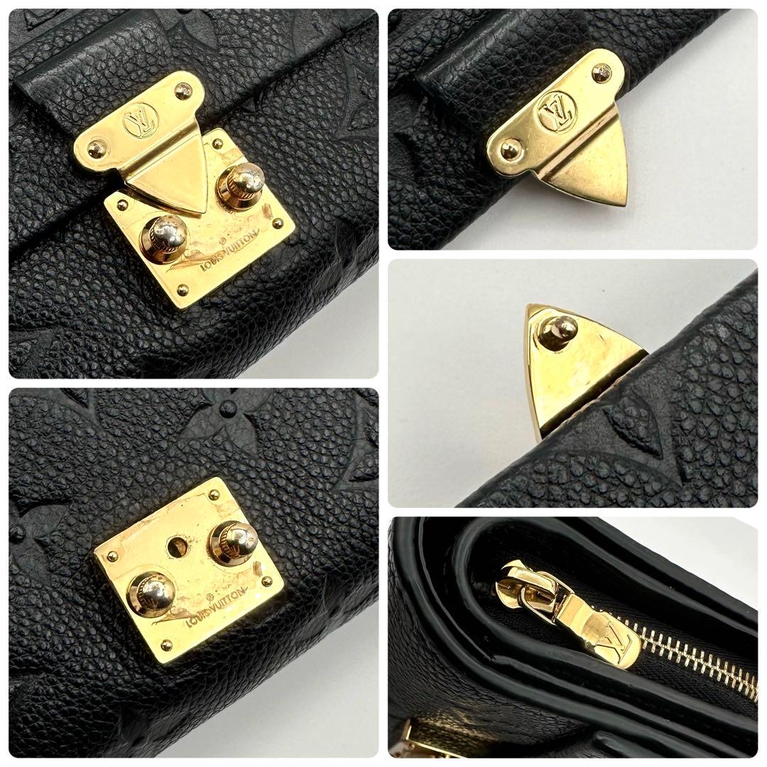 【極美品】ルイヴィトン アンプラント ポルトフォイユ メティス コンパクト 黒