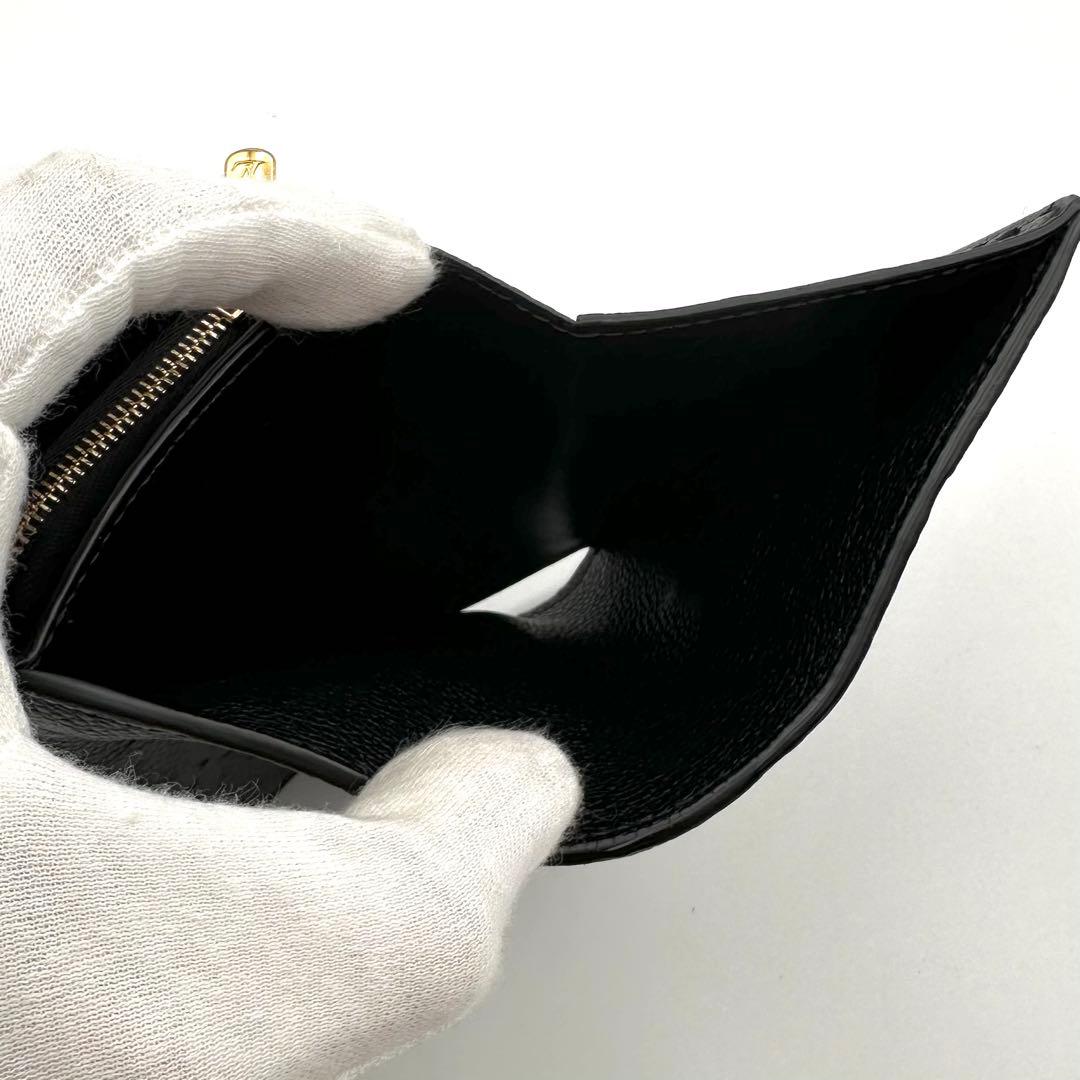 【極美品】ルイヴィトン アンプラント ポルトフォイユ メティス コンパクト 黒