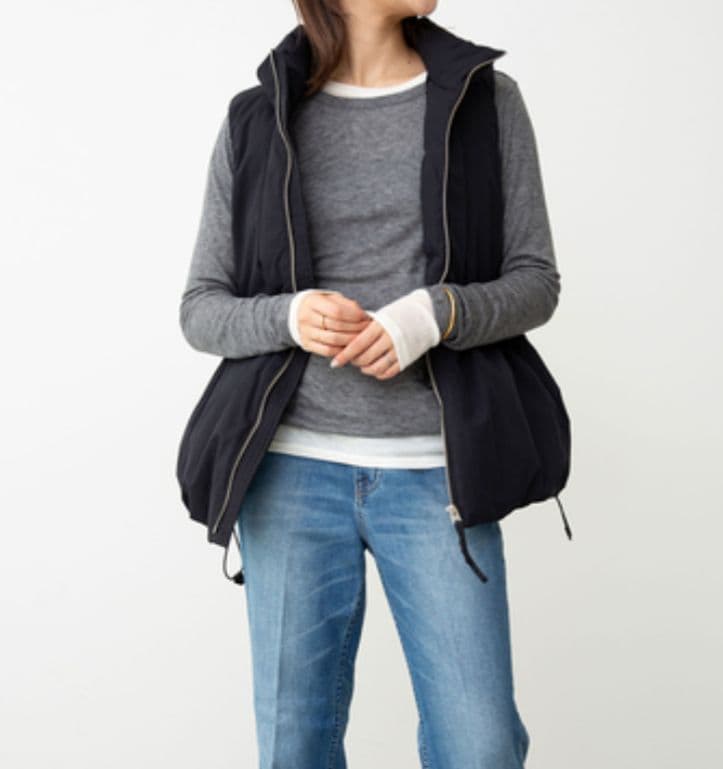 SLOBE IENA P/NPタフタダウンベスト