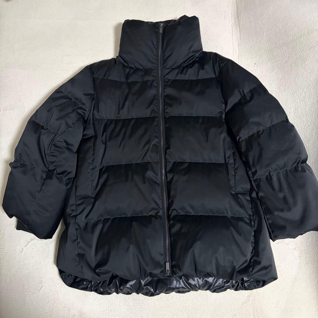希少ユニクロ+J ジルサンダー ダウンボリュームジャケット 黒 XL