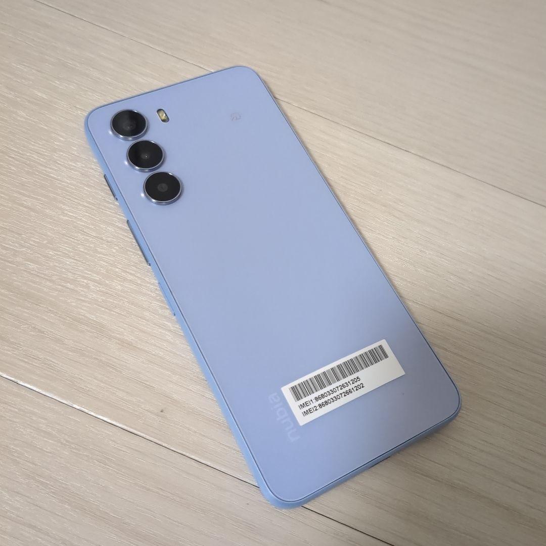 美品 ZTE スマートフォン nubia S 5G A403ZT ライトパープル