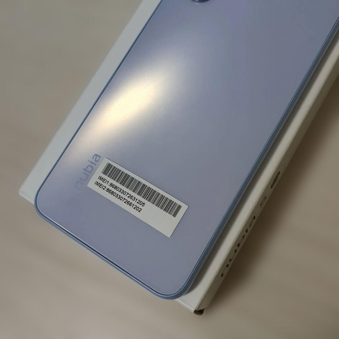 美品 ZTE スマートフォン nubia S 5G A403ZT ライトパープル