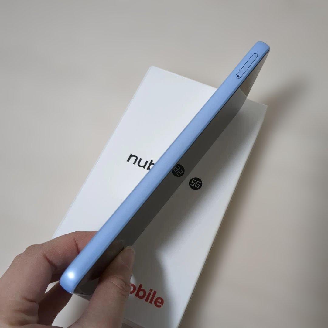 美品 ZTE スマートフォン nubia S 5G A403ZT ライトパープル