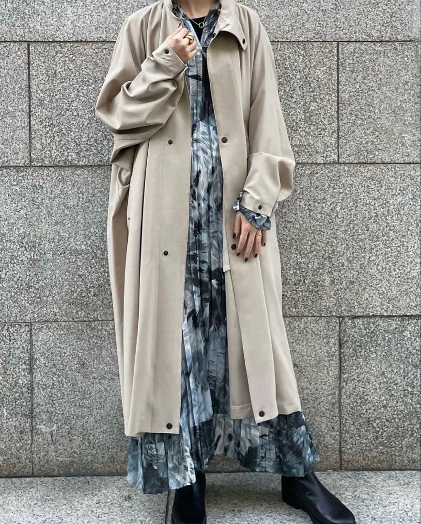 お値下げ HYKE ハイク STRETCHTROPICAL TRENCHCOAT