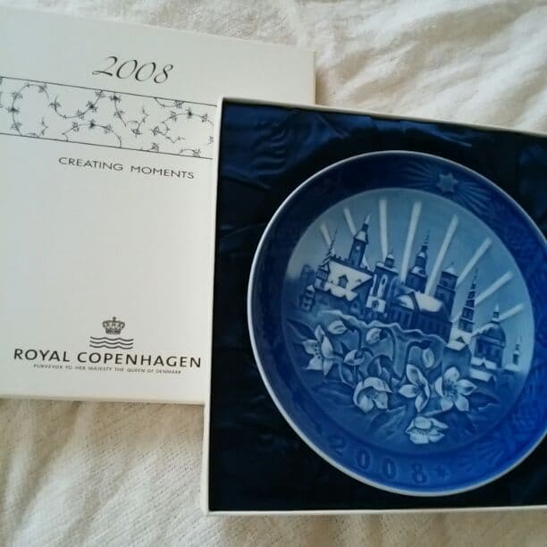 箱付き新品未使用！ロイヤルコペンハーゲン2008プレート
