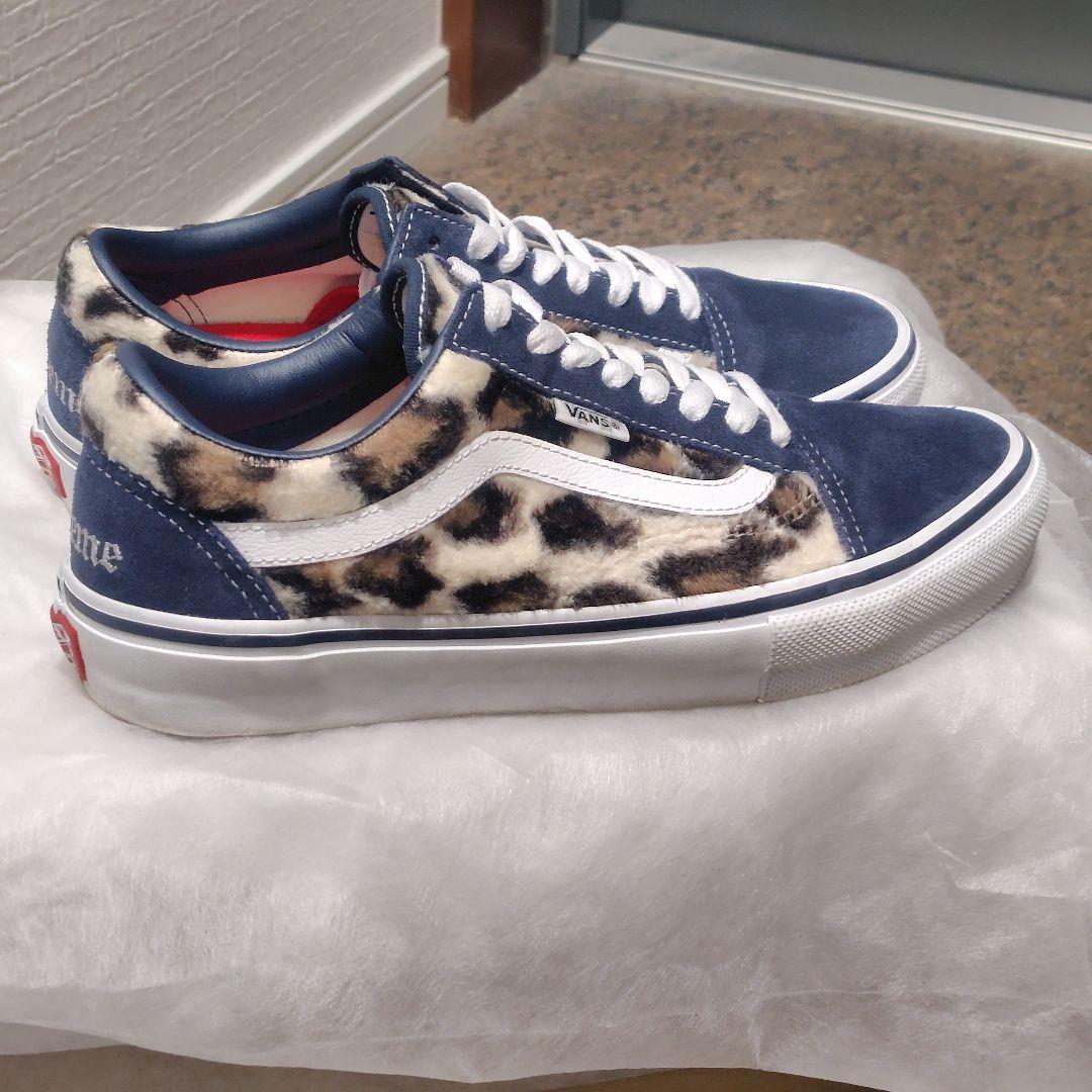 【稀少・美品】Supreme × Vans Leopard Old Skool