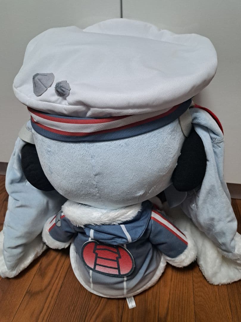 初音ミクシリーズ 雪ミク2022 どでかジャンボふわふわぬいぐるみ 中古品