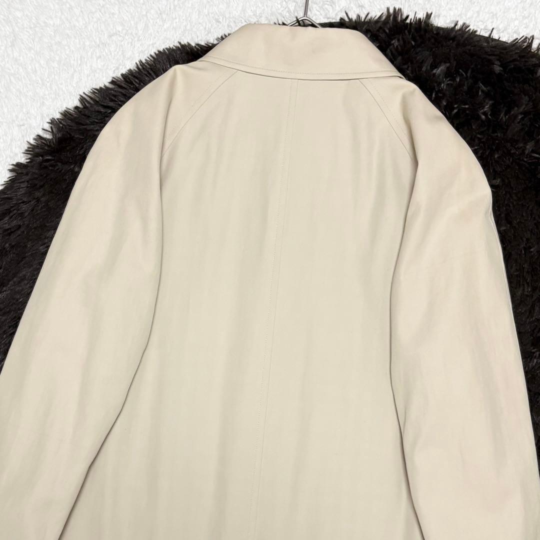 【美品】バーバリーロンドン 比翼仕立て ステンカラー コート 上品 ノバチェック