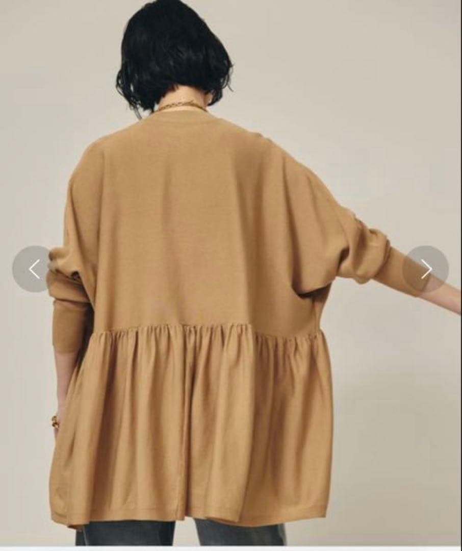 Curensology カレンソロジー テンセルポリエステルギャザープルオーバー