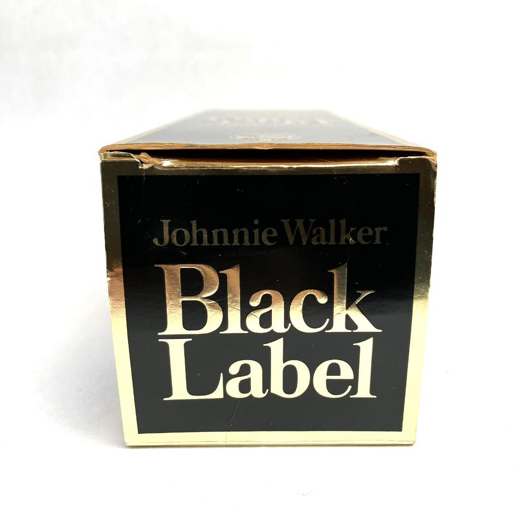未開栓　ジョニーウォーカー ブラックラベル　特級　ジョニ黒　金キャップ　黒紋章
