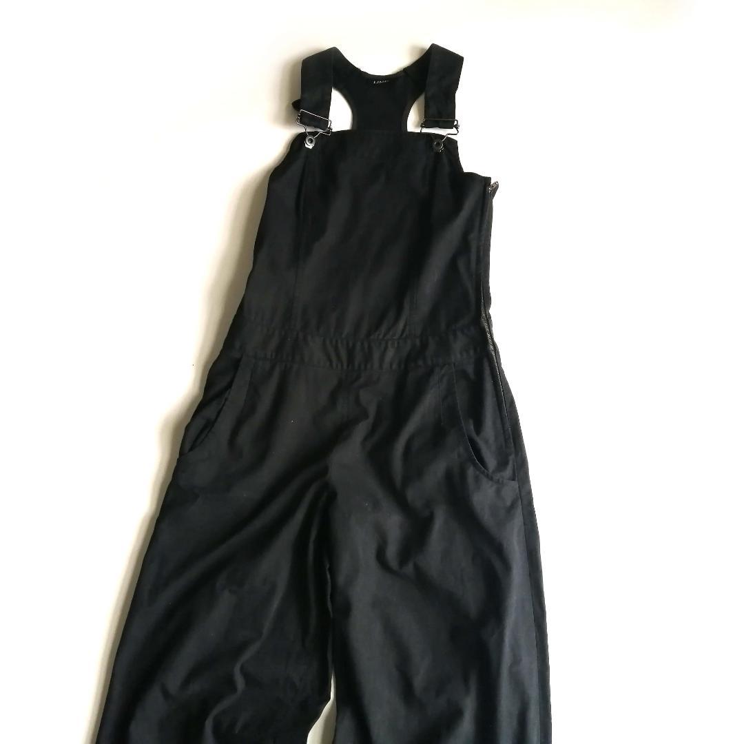 激レア！LIMI feu リミフゥ オーバーオール サロペット ブラック