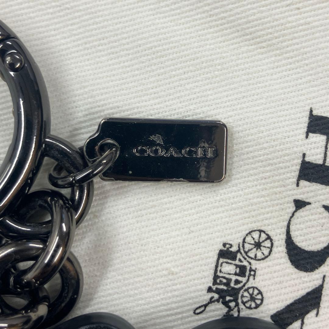 COACH キーホルダー チェリーと花