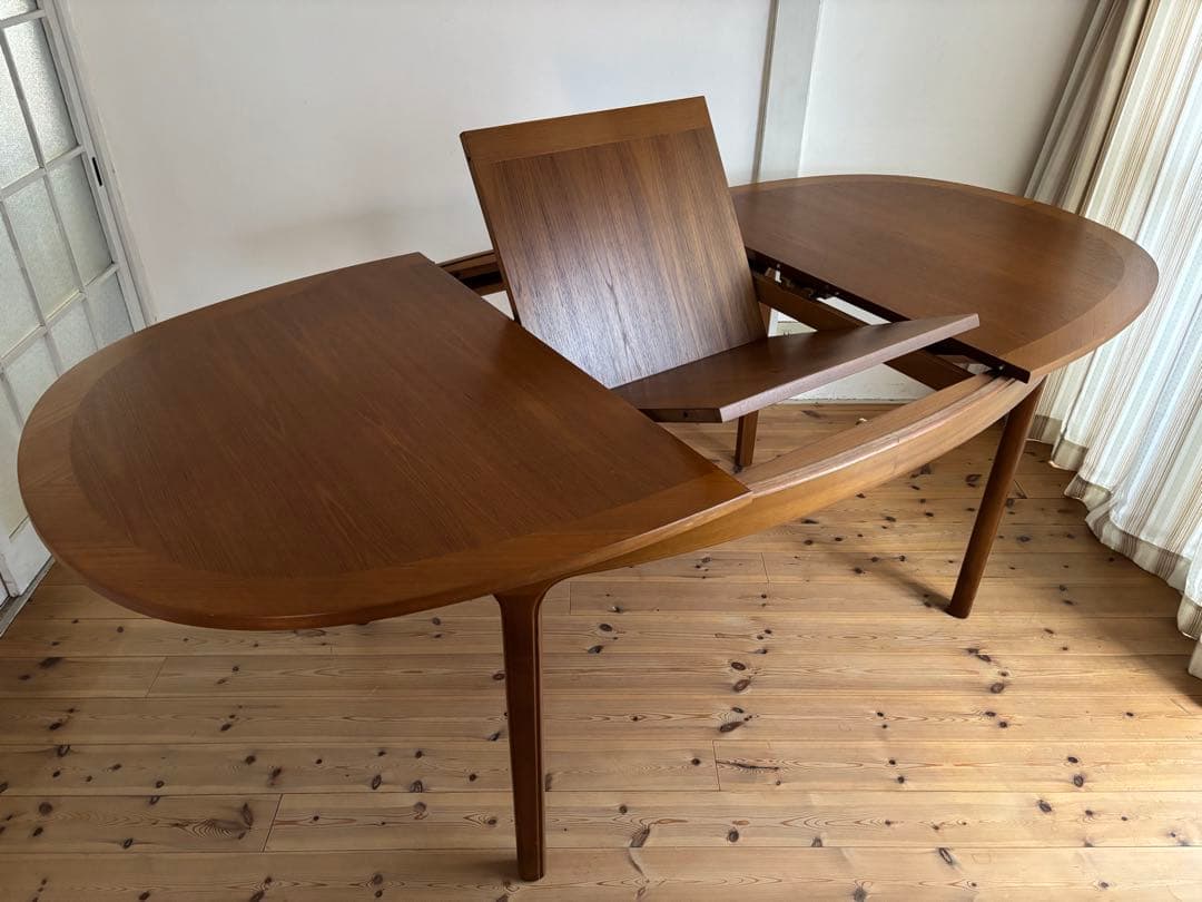 nathan/ネイサン　オーバルエクステンションテーブル