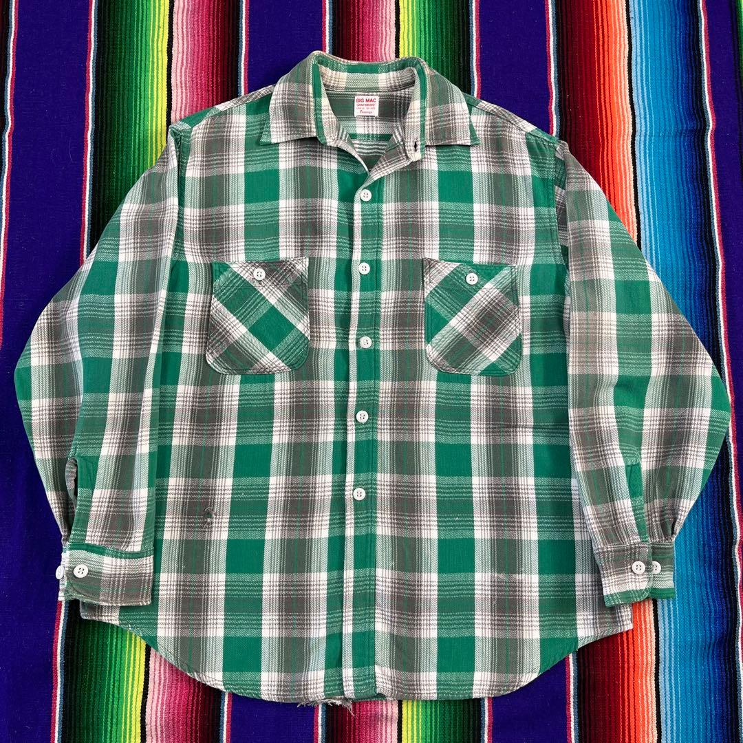 50s 60s BIG MAC Penneys ヘビーネルシャツ