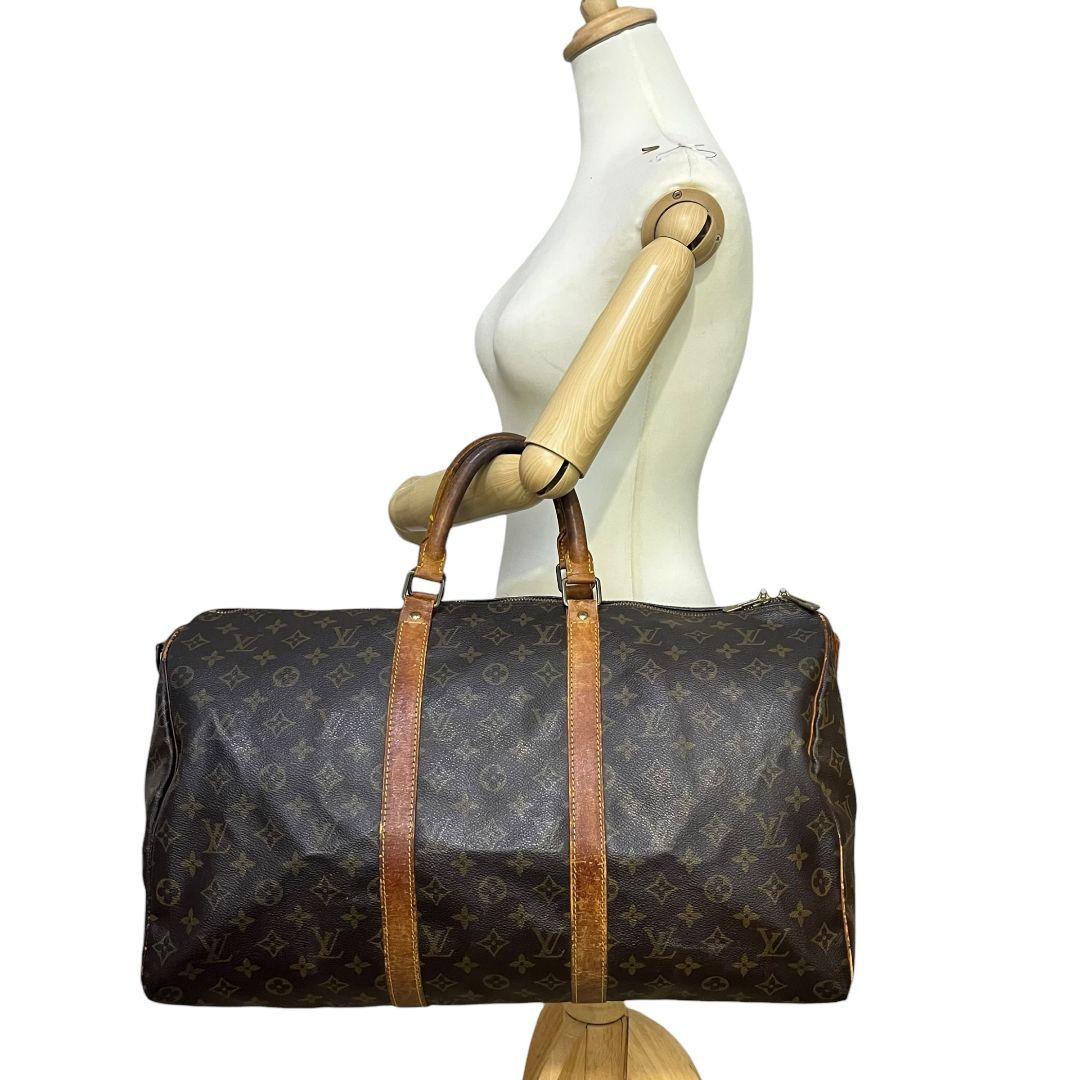 【正規品】ルイヴィトン　モノグラム　キーポル 50　ボストンバッグ　旅行かばん