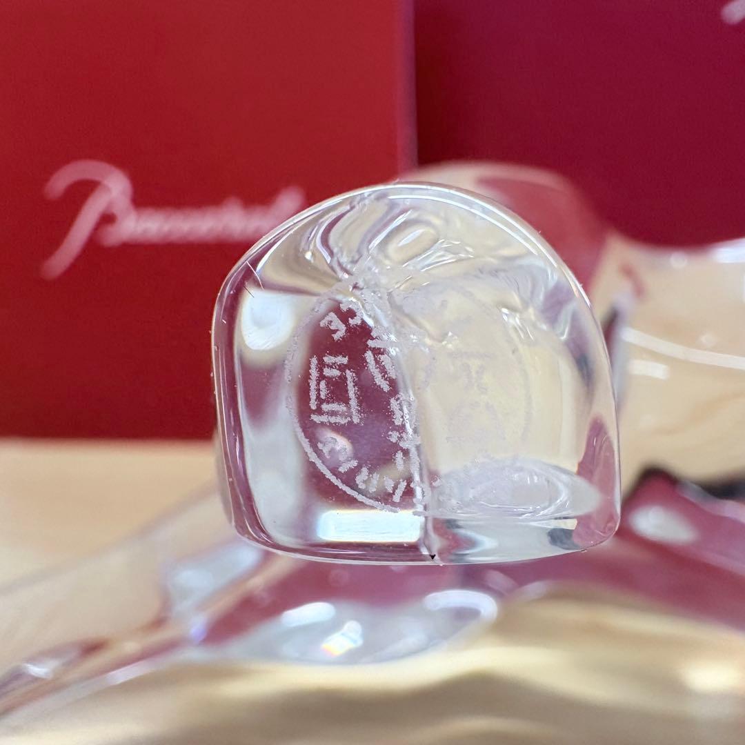 ★美品★Baccarat クリスタル 犬の置物