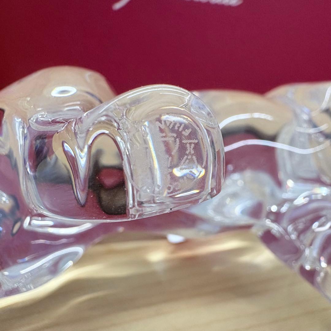 ★美品★Baccarat クリスタル 犬の置物