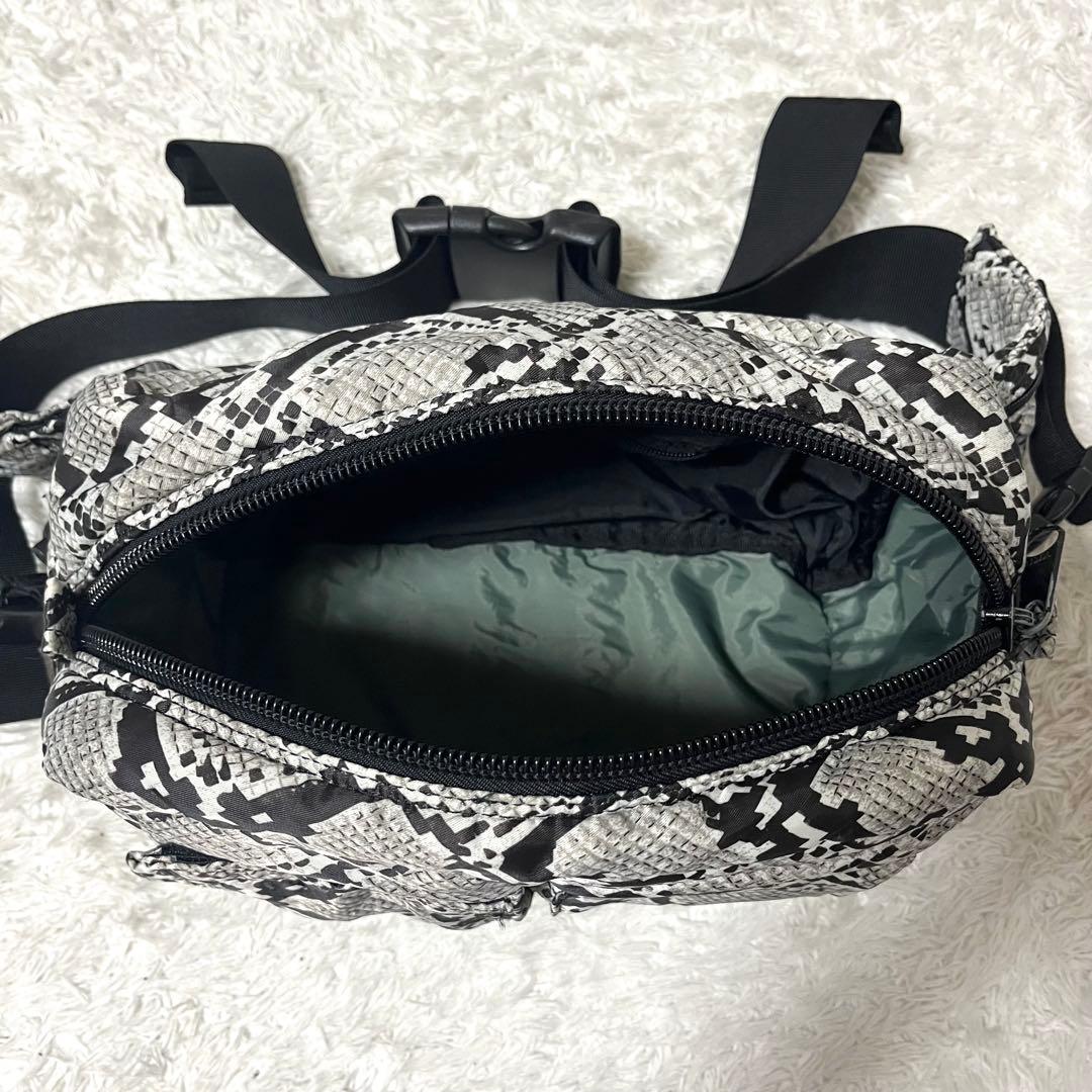 ✨美品✨廃盤品 HEAD PORTER ボディバッグ パイソン柄 ヘビ
