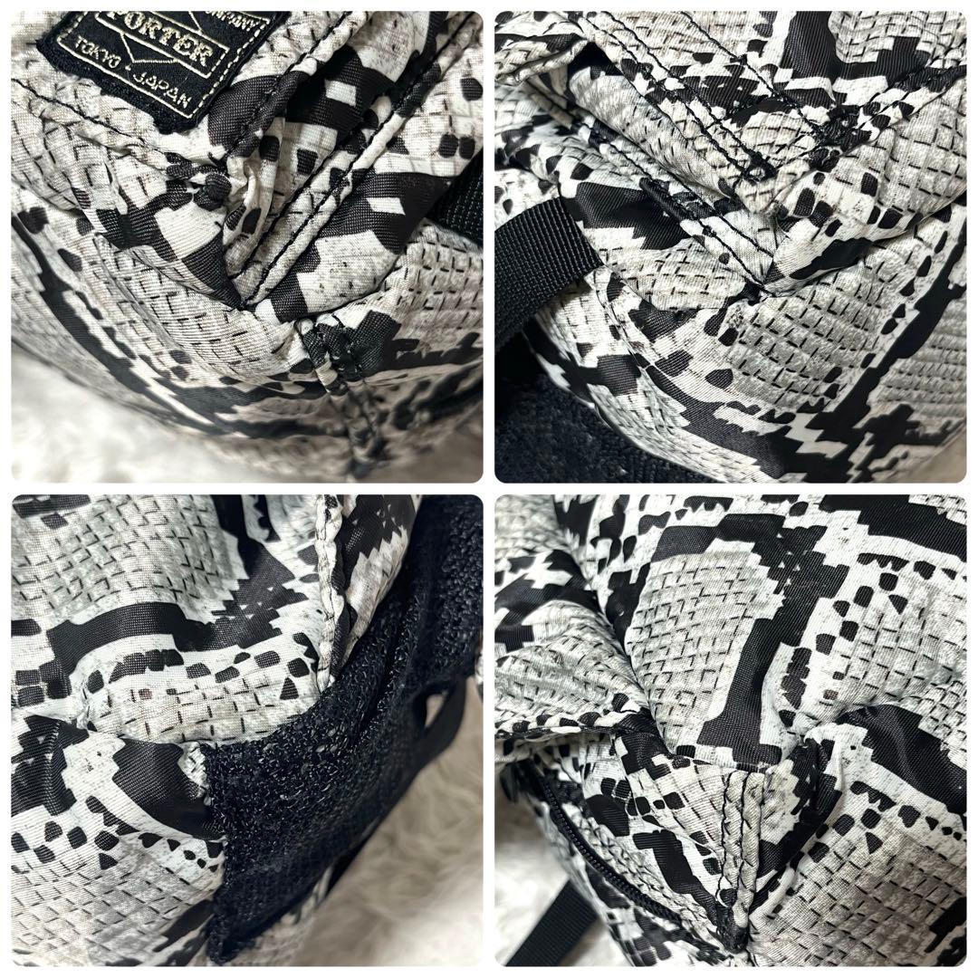 ✨美品✨廃盤品 HEAD PORTER ボディバッグ パイソン柄 ヘビ