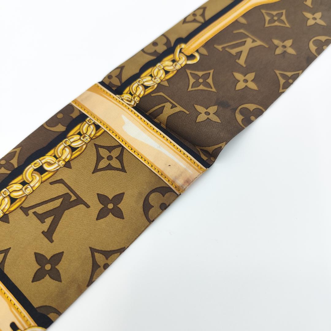 【中古】ルイヴィトン バンドー コンフィデンシャル スカーフ M78655