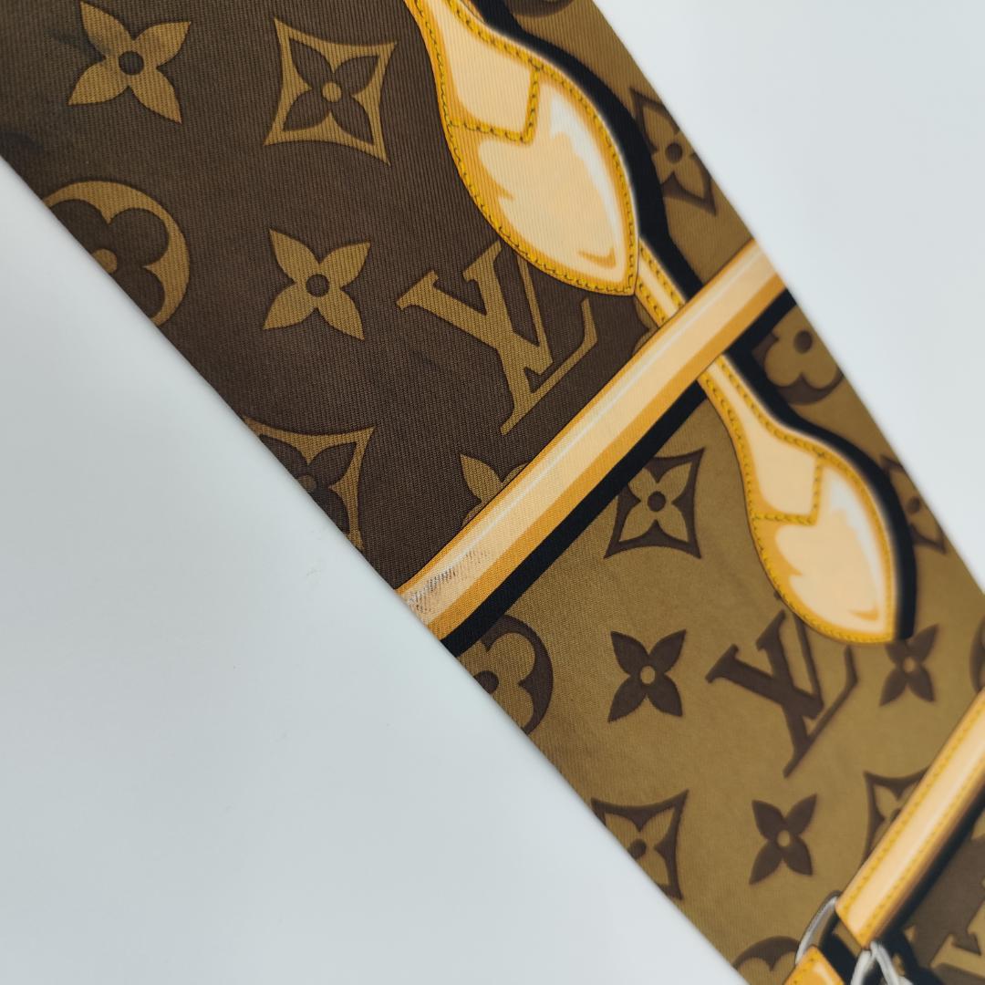 【中古】ルイヴィトン バンドー コンフィデンシャル スカーフ M78655