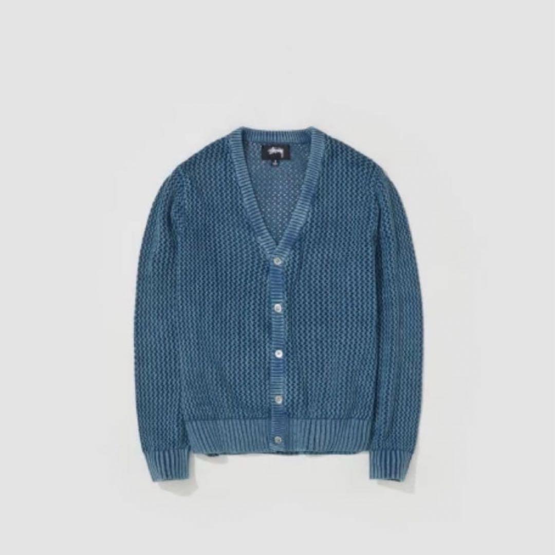 【2023ss】STUSSY loose gauge cardigan