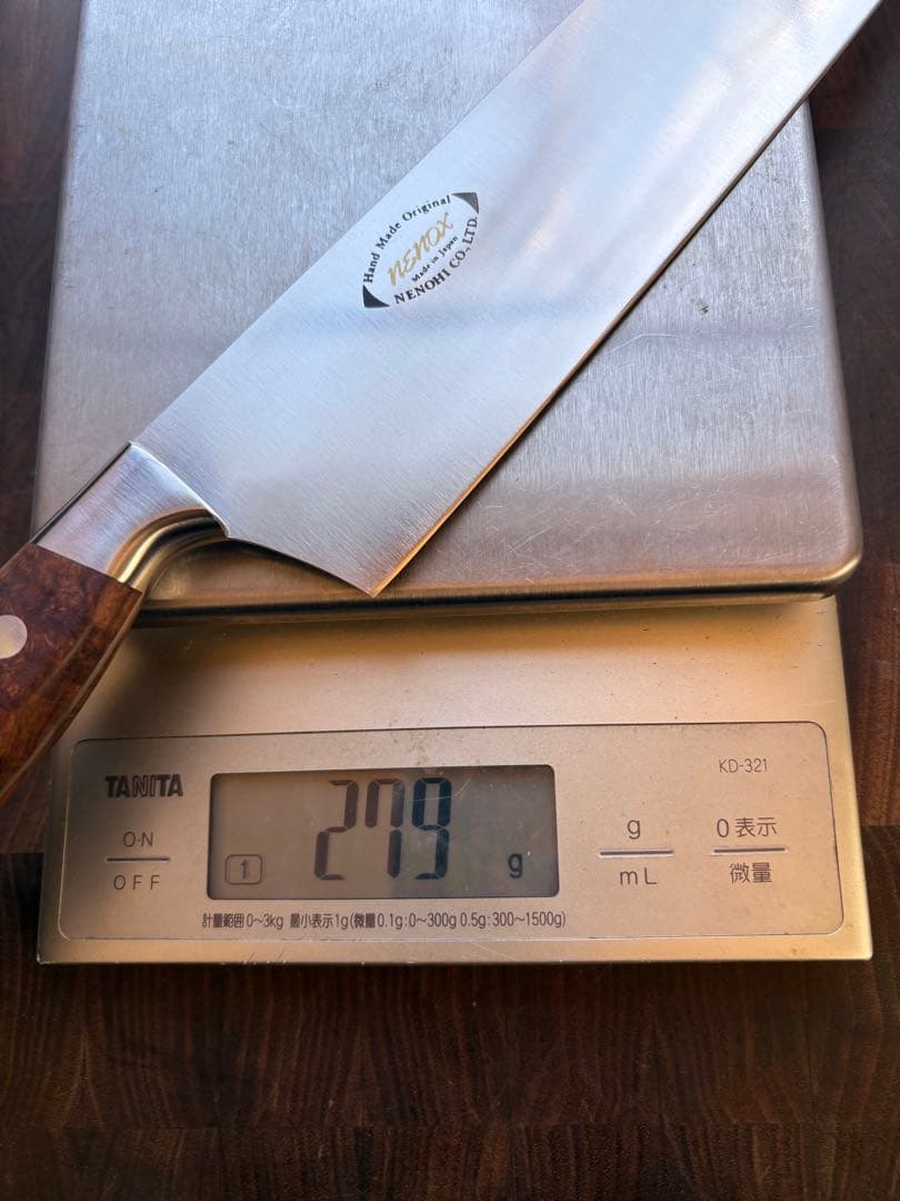 子の日　nenox 牛刀　270mm 包丁　ハイカーボン　ステンレス　洋包丁　鞘