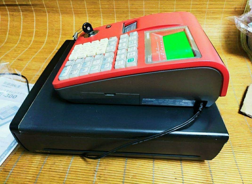 カシオレジスター　TE-300　フル設定無料　送料無料人気機種　441461