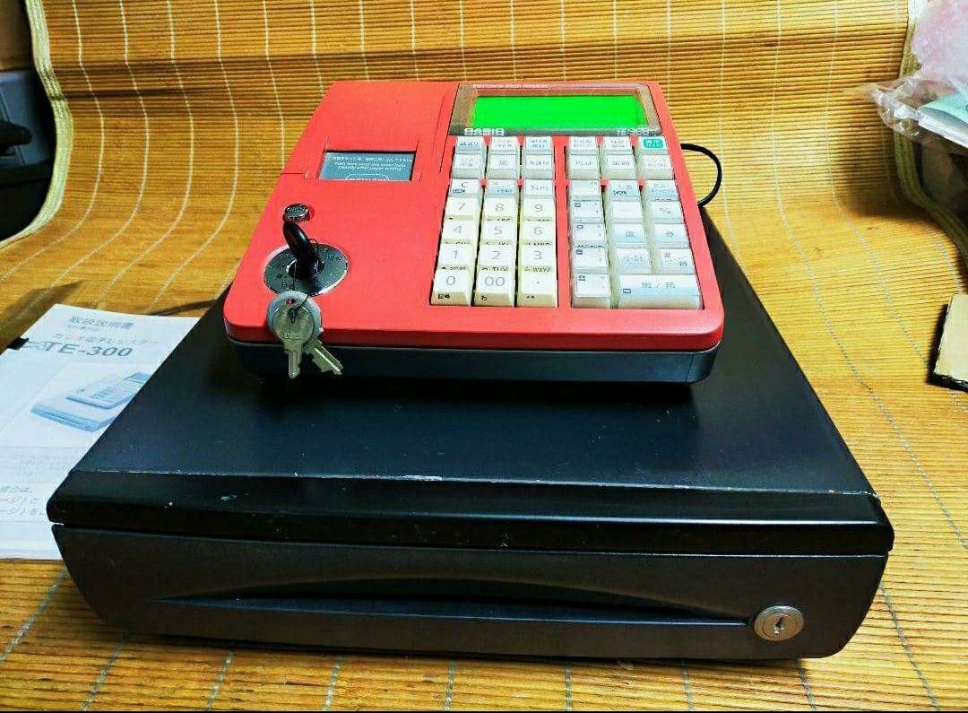 カシオレジスター　TE-300　フル設定無料　送料無料人気機種　441461