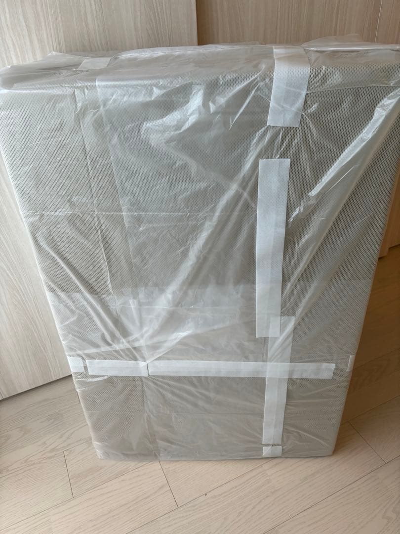 マニフレックス　メッシュウイング　シングル　三つ折り　ミッドグレー