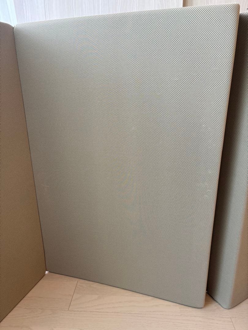 マニフレックス　メッシュウイング　シングル　三つ折り　ミッドグレー