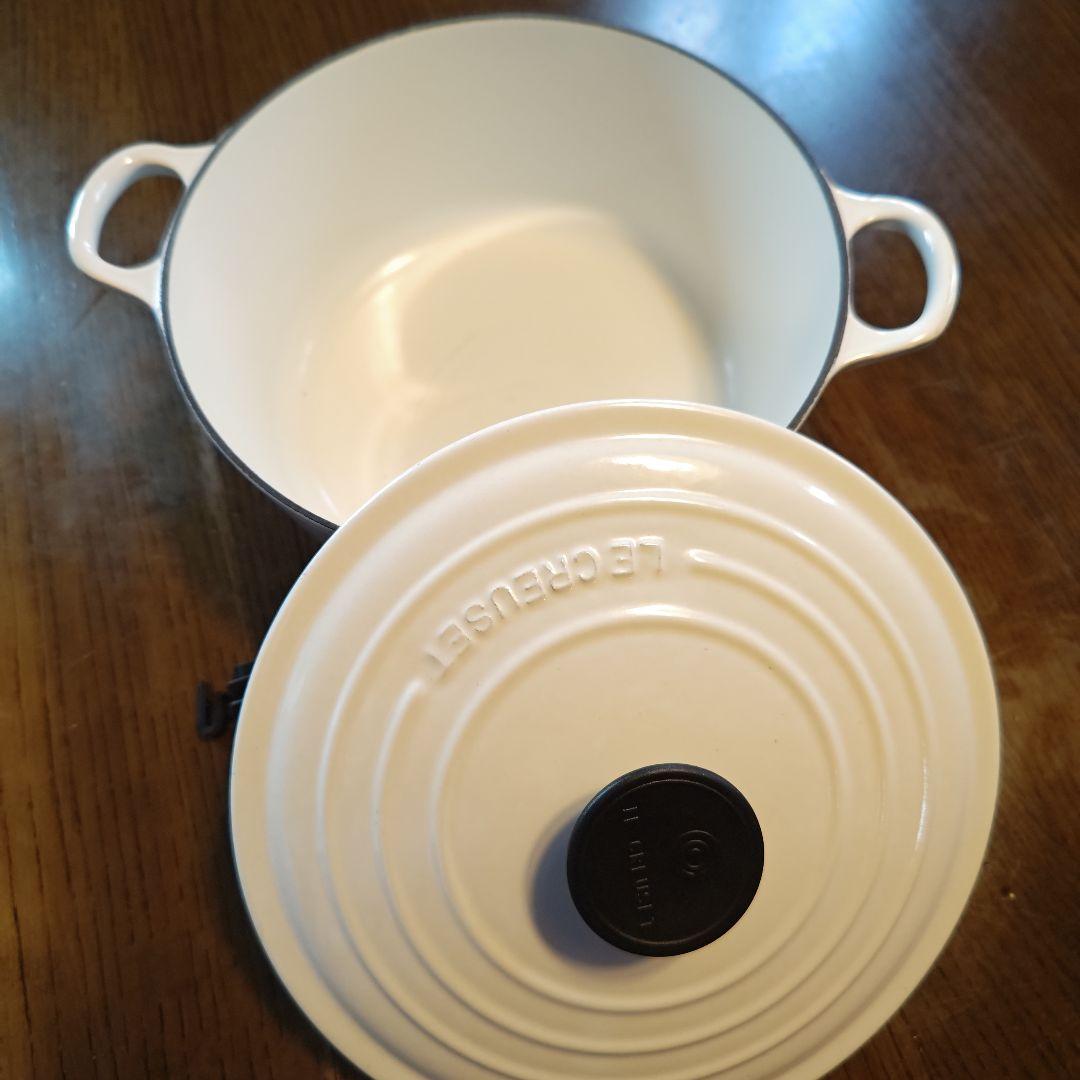 ♥最終お値下げ♥LE鍋　ル.クルーゼ　24cmホワイト鍋