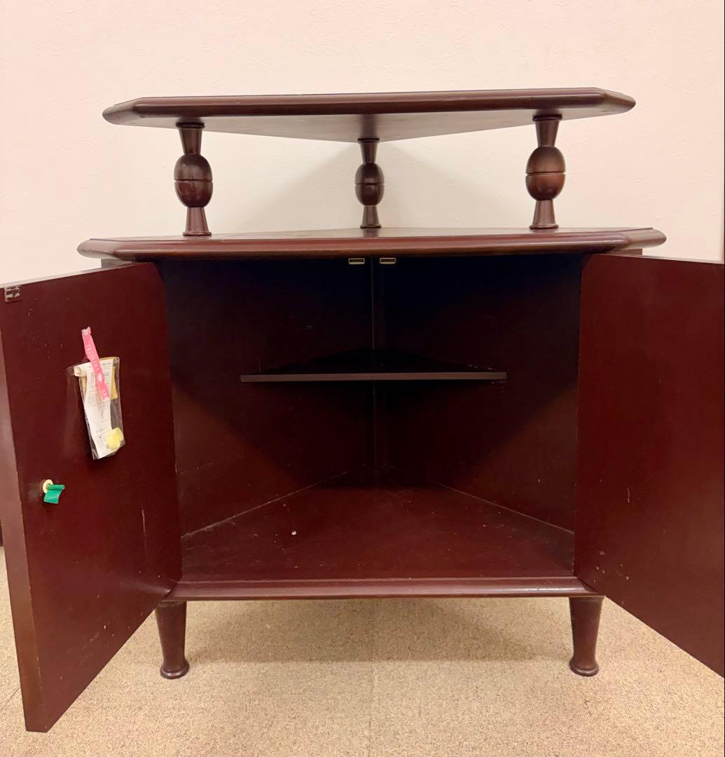 森繁 モリシゲ コーナーチェストキャビネット アンティーク ヴィンテージ レトロ