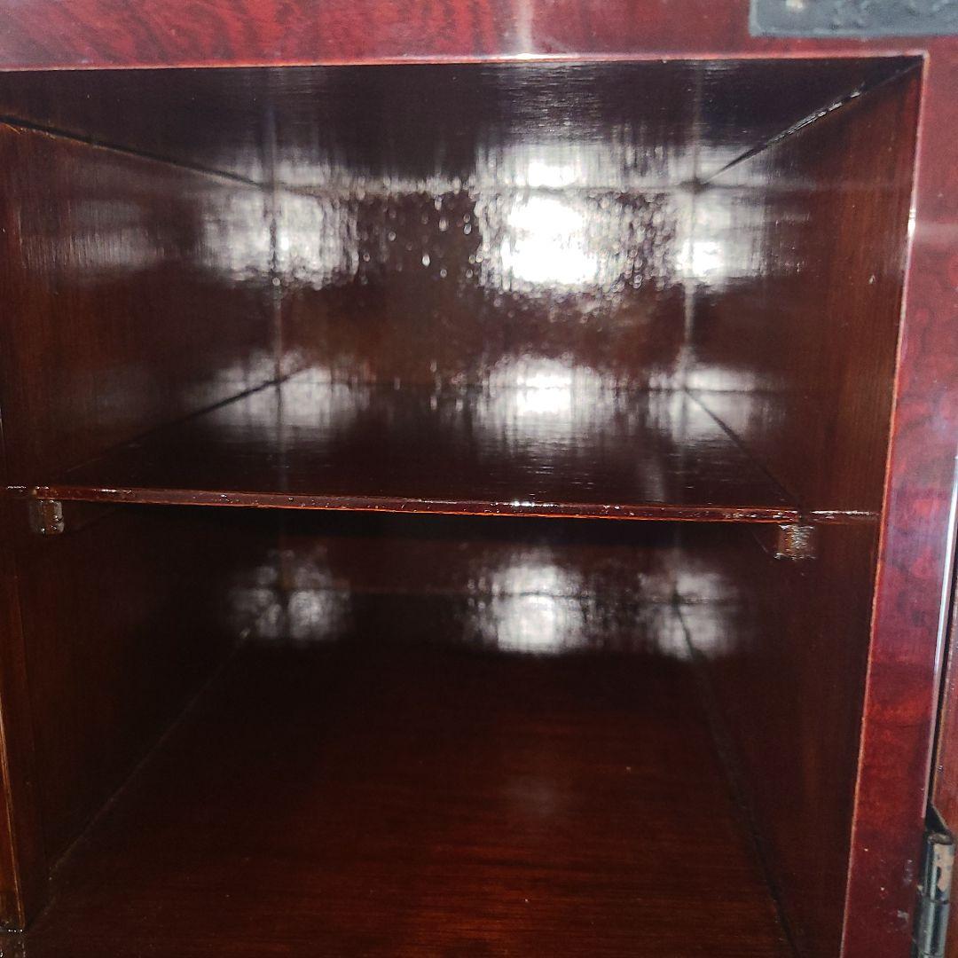 【高級品✨️】門間箪笥店 仙台箪笥 木地呂塗り 鍵付き