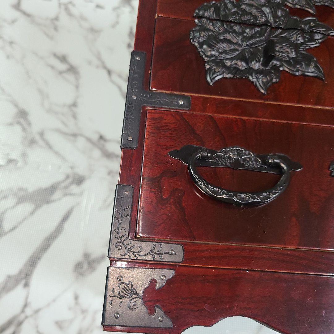 【高級品✨️】門間箪笥店 仙台箪笥 木地呂塗り 鍵付き