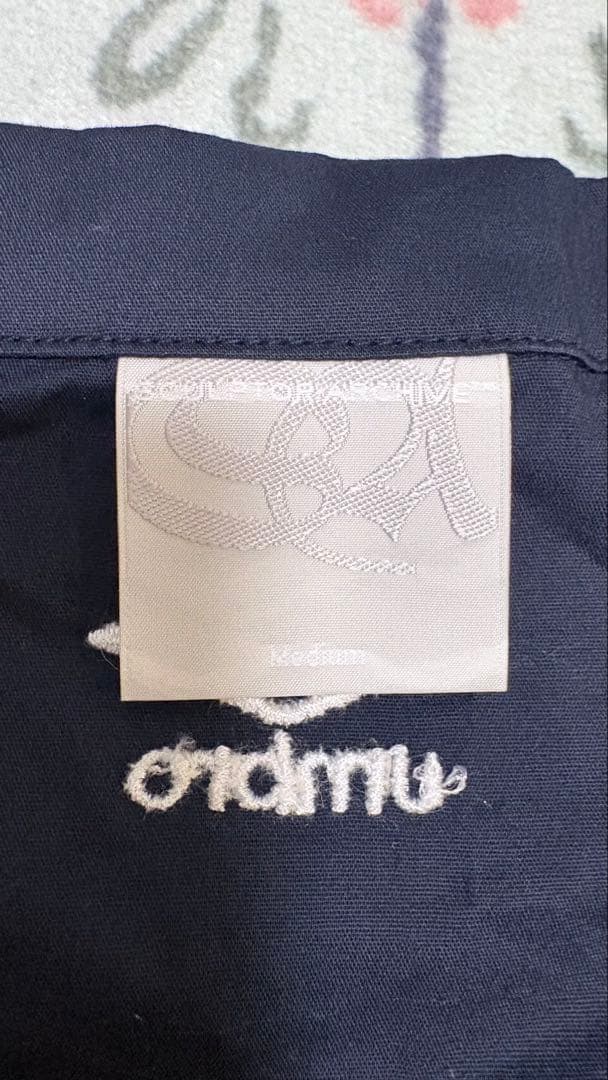 sculptor × umbro ネイビー　laceshirts ブラウス M