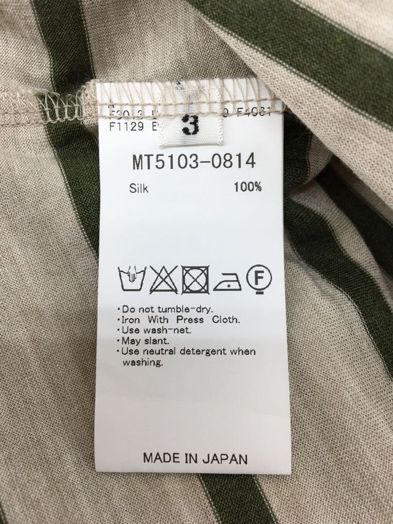 トップス MAATEE&SONS 25SS SILK S/SLEEVE LOOSE TEE