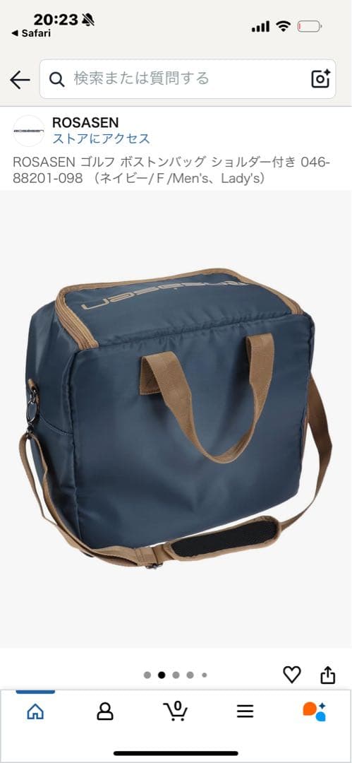 【新品・格安半額】rosasen ゴルフバッグ