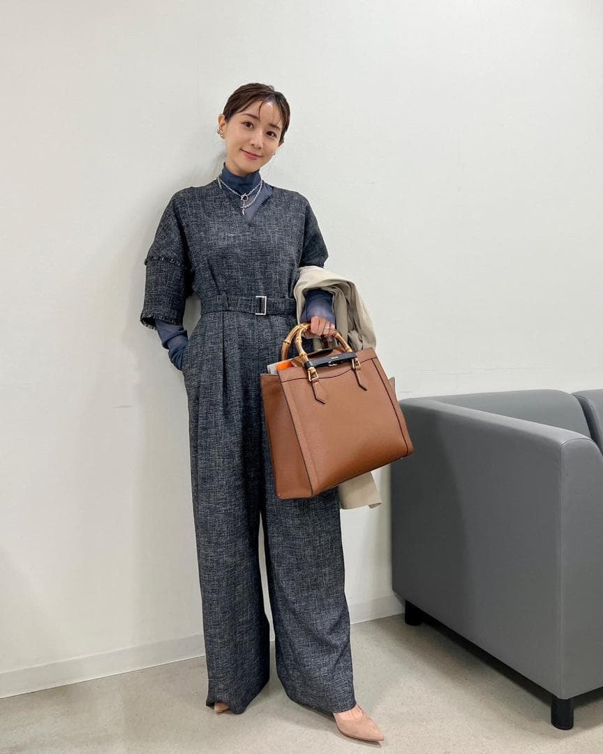 FRAY I.D パフスリーブオールインワン　田中みな実さん着用