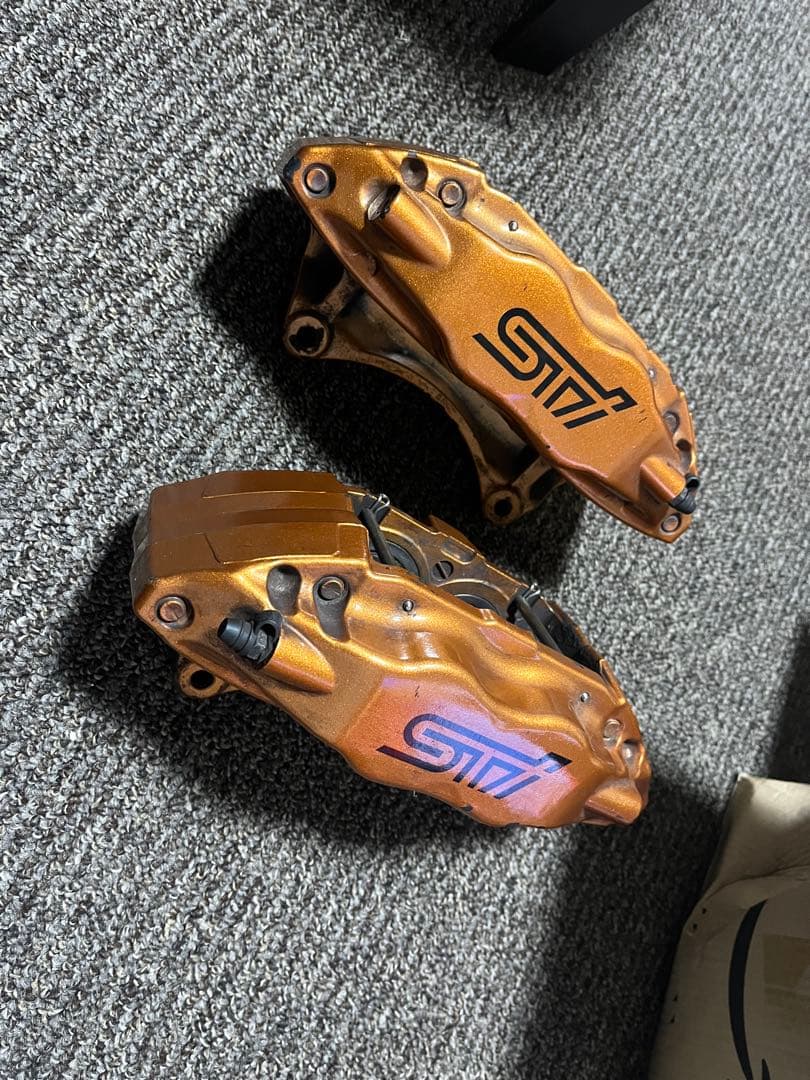SUBARU WRX STI GVB stiブレンボキャリパー　DIXEL FC