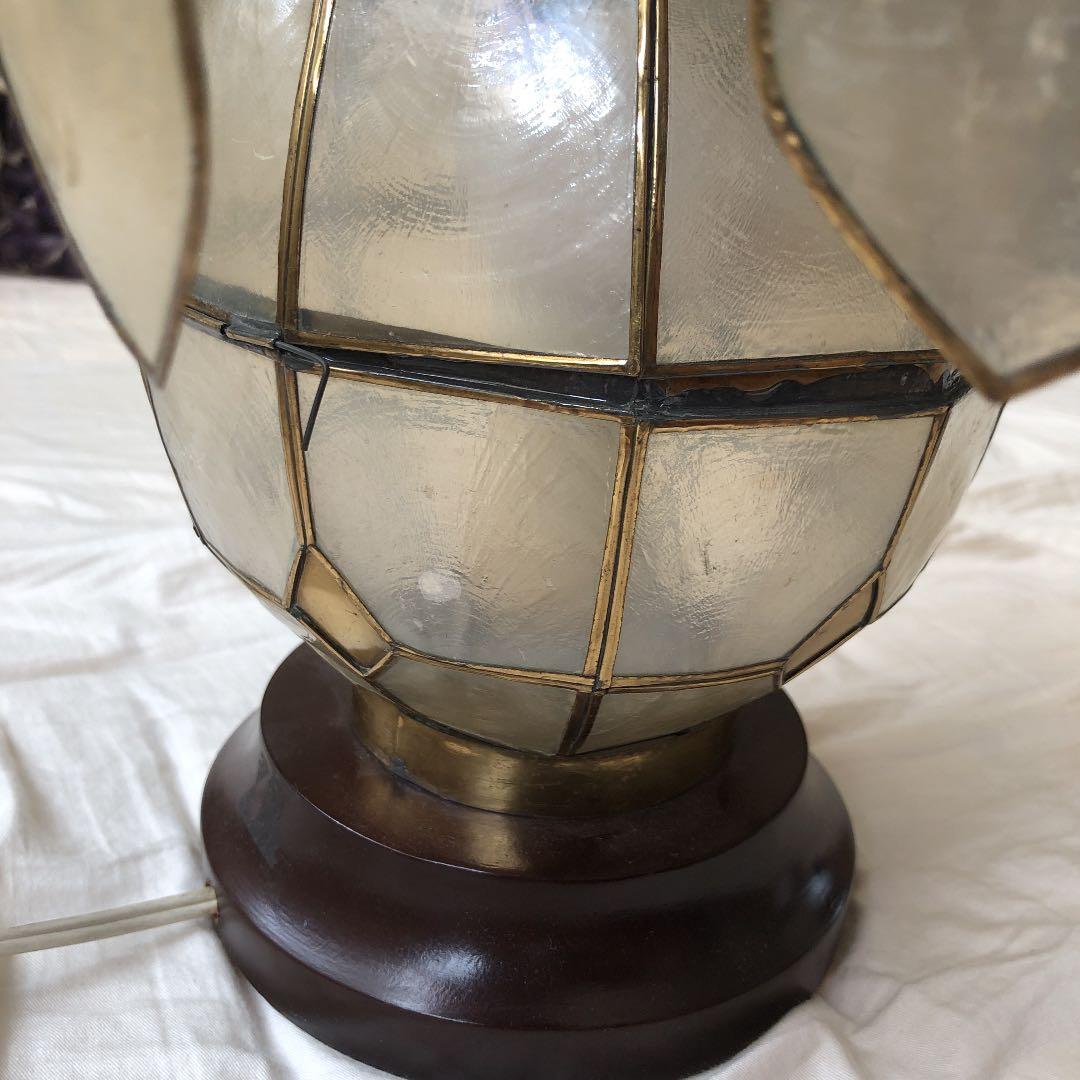 ヴィンテージ　シェル　ランプ