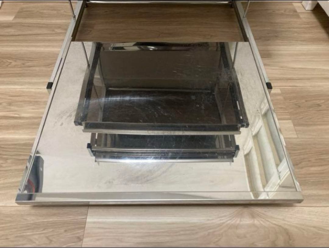 シンク下スライド収納ラック「シンク下の力もち」幅50cm3段