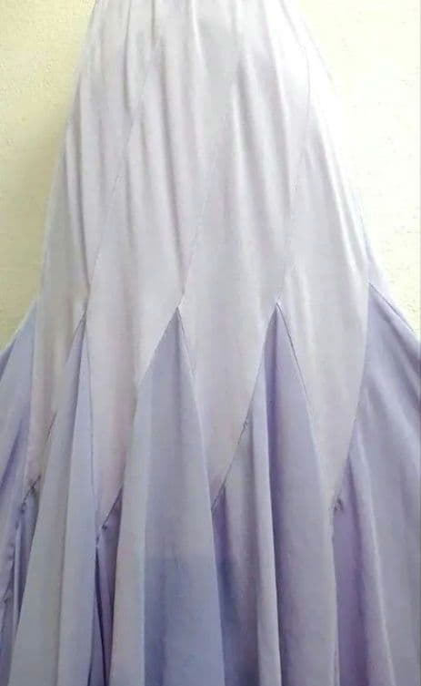 SALE☆チャコット　社交ダンス　スカート S 紫　シフォン　 定価45100円